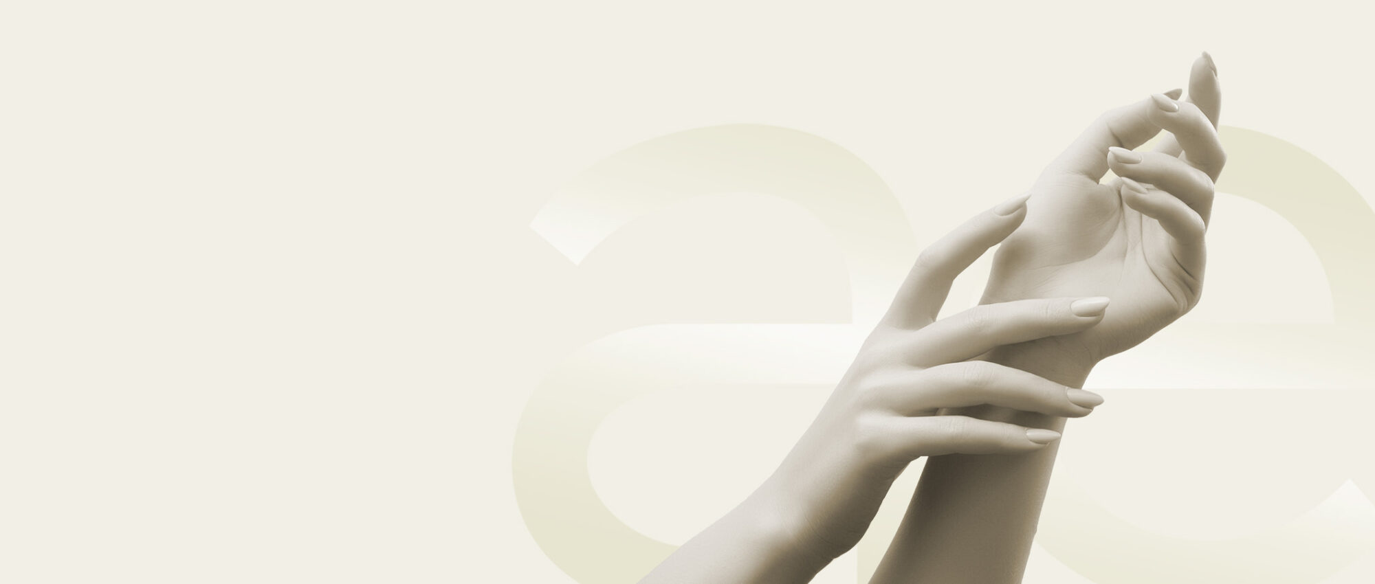 Hände Statue, symbolisiert Behandlung des Karpaltunnelsyndroms in Tübingen