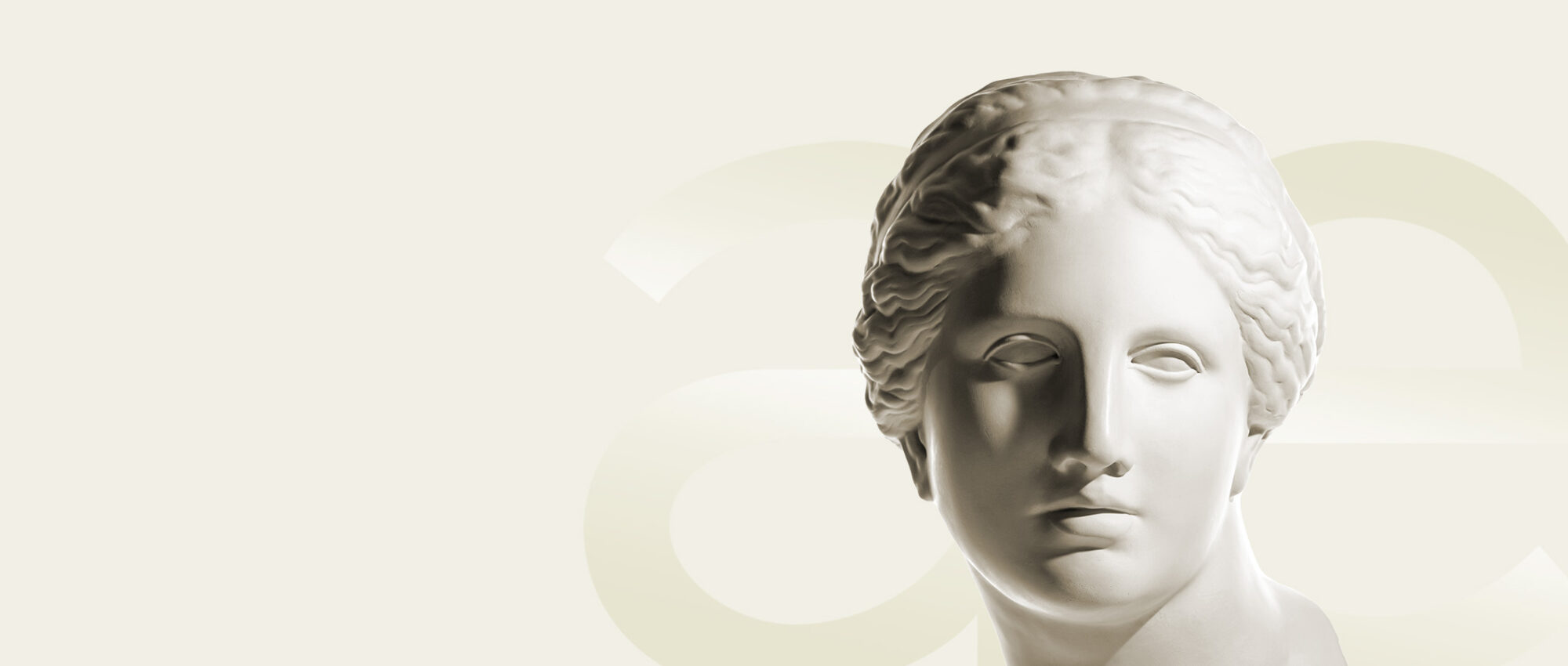 Statue weibliches Gesicht