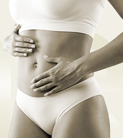 Darstellung weiblicher Bauch – Bauchdeckenstraffung in Tübingen